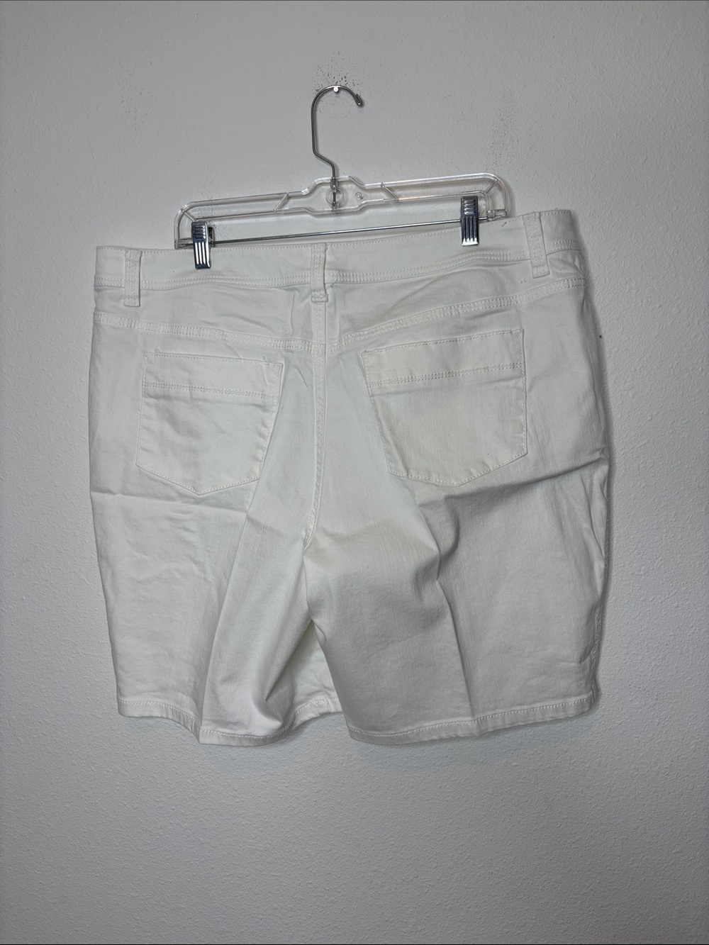 CJ Banks White Women's Bermuda Shorts - Picture 5 of 10